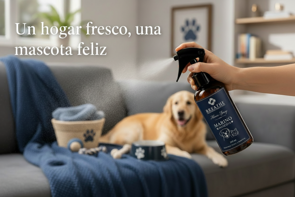Home Spray con texto integrado